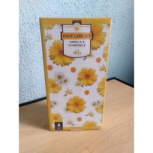 Lucotiya Foot Care Set Vanilla Chamomile 4 PCS Kit New In Sealed Box NIB Rare